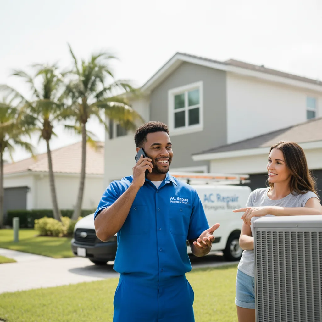 AC Repair Pompano Beach customer support in Olyphant